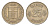 Исландия 25 эйре 1967 KM 11 медно-никель UNC 4632-952