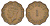 Кипр 1 пиастр 1942 Георг VI (1936-1952) KM 23a бронза 4652-323