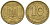 Украина 10 копеек 1992 KM 1.1a латунь 187-1227