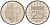 Нидерланды 25 центов 1985 Беатрикс (1980-2013) KM 204 никель UNC 4588-863