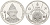 Россия медаль ND Борис Годунов (1598-1608), серия "Правители России", 23 мм, 6,28 гр серебро UNC AUC3-6-51