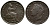 Великобритания 1/3 фартинга 1827 Георг IV (1820-1830) KM 703, Spink 3827 медь 1518-713