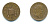 Великобритания 1 пенни 1990 Елизавета II (1952-2022) KM 935, Spink 4381 (B3) бронза 540-223