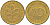 ФРГ 10 ПФЕННИГОВ 1972 D KM 108, J. 383 сталь плакированная латунью 219-444