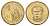 США 1 доллар 2009 D, Президент США - Закари Тейлор (1849-1850) KM 453 медь с марганцево-латунным покрытием UNC 4629-247