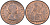 Великобритания 1 пенни 1967 Елизавета II (1952-2022) KM 897, Spink 4157 бронза    4149-133
