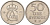 Швеция 50 эре 1970 U, Густав VI Адольф (1950-1973) KM 837 медно-никель 4538-344