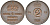 Швеция 2 эре 1953 TS, Густав VI Адольф (1950-1973) KM 821 бронза 68-1255