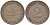 ФРГ 2 ПФЕННИГА 1950 D KM 106, J. 381 бронза 112-928