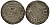 Рига 1 шиллинг (шеляг) 1533 Вальтер фон Плеттенберг (1494-1535), вес 1,19 гр. Neumann 231, Haljak 18 серебро 1516-842
