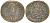 Франция жетон ND Людовик XV (1715-1774), вензель, диаметр 17,5-19 мм.  латунь    206-316
