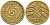 ГЕРМАНИЯ 5 РЕНТЕНПФЕННИГОВ 1924 J, KM 32, J. 308 алюминиевая бронза 4532-545