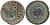 Шведская Ливония, Рига 3 полкера (1/24 талера) ND (1622-1635) Густав II Адольф (1621-1632) KM 10-17 серебро 4158-1044