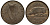 Ирландия 1/2 пенни 1933 свинья с поросятами KM 2 бронза aUNC 441-135
