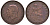 Великобритания 1/2 пенни 1933 Георг V (1910-1936) KM 837, Spink 4058 бронза 4122-743