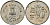 Индия 25 пайсов 1981 FAO KM 51 медно-никель UNC 94-813