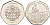 Гайана 10 долларов 1996 добыча золота KM 52 никелированная сталь UNC 4582-347