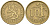 ФИНЛЯНДИЯ 10 ПЕННИ 1967 S KM 46 алюминиевая бронза 192-1031