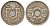 Франция 5 сантимов 1925 KM 875 медно-никель 4615-647