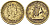 Британские Восточно-Карибские территории 5 центов 1955 Елизавета II (1952-2022), парусник KM 4 никель латунь 67-616
