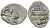 Русское Царство денга 1547-1584 Иван IV Васильевич, Московский  монетный двор, 0,34 ГР ГиК №57 серебро 262-1425
