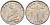 БЕЛЬГИЯ 1 ФРАНК 1934 BELGIQUE KM 89 никель 4563-1152