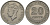 Британская Малайя 20 центов 1948 Георг VI (1937-1952) KM 9 медно-никель 59-711