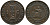 Французский Индокитай 1 цент 1886 А, монетный двор Париж KM 1 бронза 4179-236