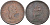 Великобритания 1/2 пенни 1806 Георг III (1760-1820) KM 662, Spink 3781 медь 4590-1221