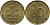 ФРГ 10 ПФЕННИГОВ 1973 D KM 108, J. 383 сталь плакированная латунью 98-451