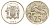 Ямайка 25 центов 1973 KM 43 медно-никель PROOF 1079-2-62