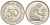 ФРГ 50 ПФЕННИГОВ 1990 J KM 109.2 медно-никель 26-657