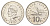 Французская Новая Каледония 10 франков 1972 лодка KM 11 никель UNC 4641-211