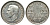 Австралия 3 пенса 1952 m, Георг VI (1937-1952), без букв KM 44 серебро 71-415