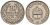 Венгрия 20 филлеров 1908 KB, Франц Иосиф I (1848-1916), редкий год KM 483 железо 4141-412