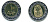 Египет 1 фунт 2010 сфинкс KM 940 a биметалл UNC 83-1756