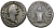Римская Империя денарий 80 Домициан PRINCEPS IVVENTVTIS Рим Very fine RIC 266 серебро 1073-9-32