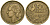 Франция 50 франков 1951 B, петух KM 918.1, Le Franc 425.5 алюминиевая бронза 4120-1221
