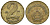 Венгрия 2 форинта 1971 ВР KM 591 латунь 4385-822