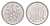Япония 1 йена 1974 Yr. 49, Хирохито (1926-1989) Y 74 алюминий 4649-738