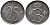БЕЛЬГИЯ 25 САНТИМОВ 1966 BELGIQUE KM 153.1 медно-никель 4392-859