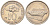 Малайзия 10 сенов 1991 цветок KM 51 медно-никель    4594-851