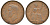 Великобритания 1 пенни 1948 Георг VI (1936-1952) KM 845, Spink 4114 бронза 4123-945