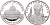 Либерия 20 долларов 2001 Папа Иоанн Павелл II KM 643 серебро PROOF 1087-4-72