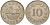 Мальта 10 центов 1972 баржа Великого магистра KM 11 медно-никель 4137-844