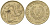 Кипр 2 цента 1990 KM 54.2 никель латунь 4174-1248