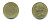 Франция 10 сантимов 1989 тип Marianne KM 929, le Franc 144.29 алюминиевая бронза 80-627