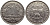 ГЕРМАНИЯ 1 РЕЙХСМАРКА 1934 J КМ 78 J.354 никель 57-116