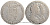 Англия 1/2 кроны 1689 Вильгельм III и Мария II (1688-1694) KM 472.1, Spink 3434 серебро 00-819-31