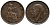Великобритания 1 фартинг 1936 Георг V (1910-1936) KM 825, Spink 4061 бронза 117-746